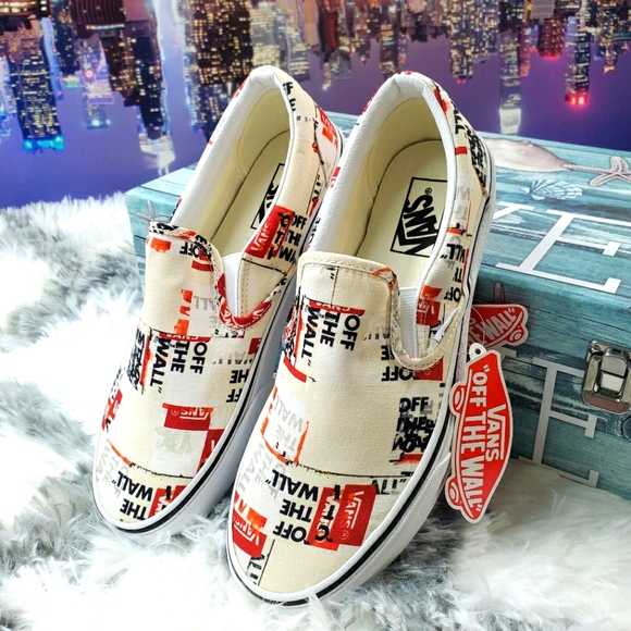 Vans Shoes - Vans packing tape Classic slip-on
